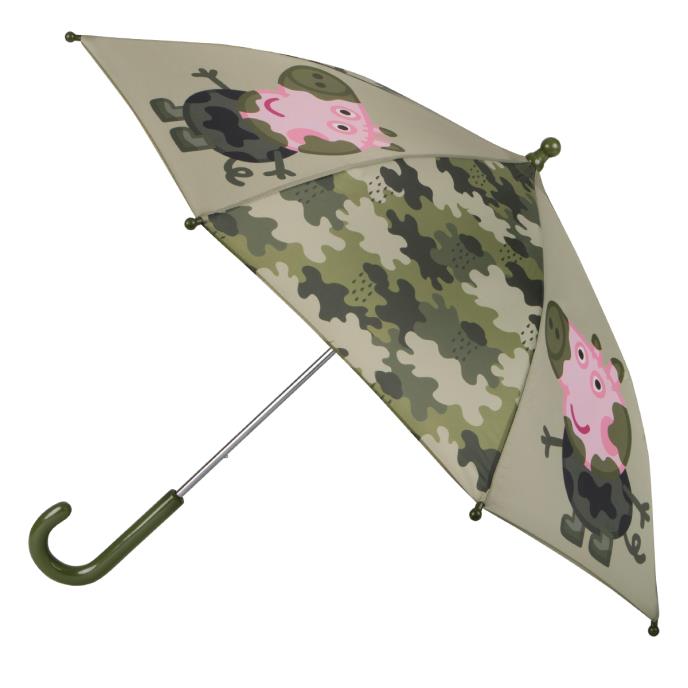 totes® Peppa Pig™ Kids George Pig Camo Walker Umbrella  Extra Image 1